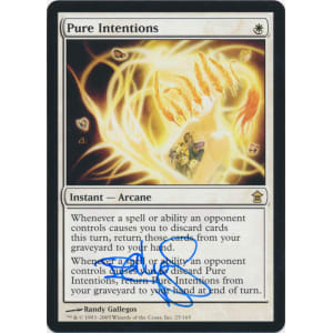 Pure Intentions Signed by Randy Gallegos