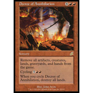 decree of annihilation