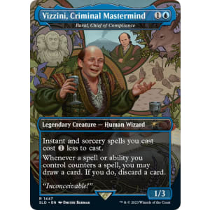 Vizzini, Criminal Mastermind (Baral, Chief of Compliance)