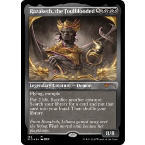 Razaketh, the Foulblooded (Foil-Etched)