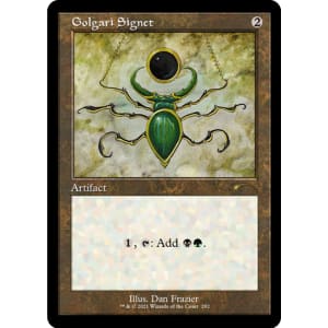 Golgari Signet (Foil-Etched)