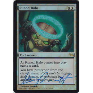 Runed Halo FOIL Signed by Steve Prescott