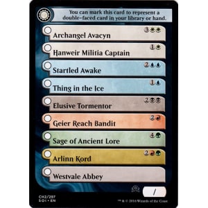 Shadows over Innistrad Checklist Card (CH2)