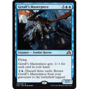 MTG Magic The Gathering Shadows Over Innistrad FOIL Geralf/'s Masterpiece `MINT!!
