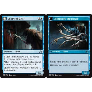 Uninvited Geist // Unimpeded Trespasser