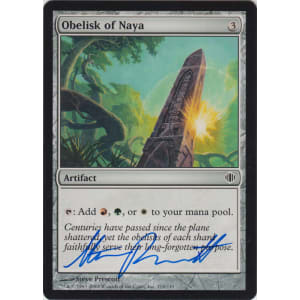 Obelisk of Naya Signed by Steve Prescott