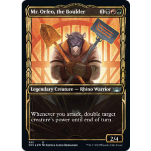 Mr. Orfeo, the Boulder (Foil-Gilded)