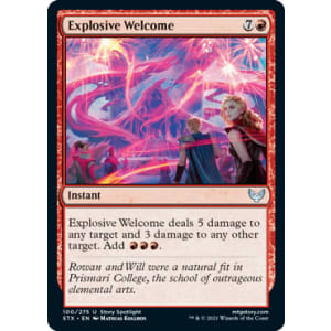 Explosive Welcome
