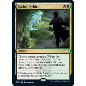 Rushed Rebirth