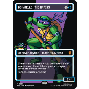 Donatello, the Brains (Pixel Art Surge Foil)