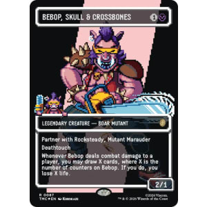 Bebop, Skull & Crossbones (Pixel Art Surge Foil)