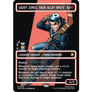 Casey Jones, Back Alley Brute (Pixel Art Surge Foil)