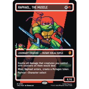 Raphael, the Muscle (Pixel Art Surge Foil)