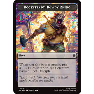 Rocksteady, Rowdy Rhino