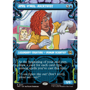 April O'Neil, Hacktivist