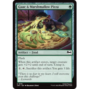 Guac & Marshmallow Pizza