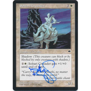 Soltari Crusader Signed by Randy Gallegos