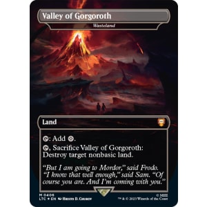 Valley of Gorgoroth (Wasteland) [Surge Foil]