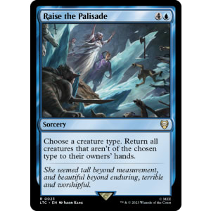 Raise the Palisade