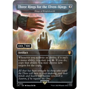 Três Anéis para os Reis Élficos // Anéis dos Lareiluz / Three Rings for the  Elven-Kings // Rings of Brighthearth, Busca de Cards