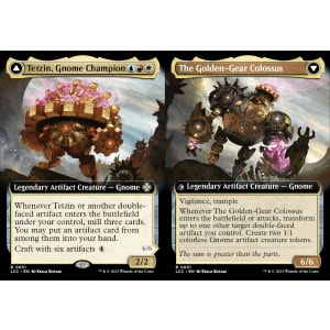 Tetzin, Gnome Champion // The Golden-Gear Colossus