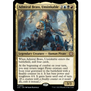 Admiral Brass, Unsinkable