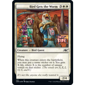 ________ Bird Gets the Worm (Galaxy Foil)