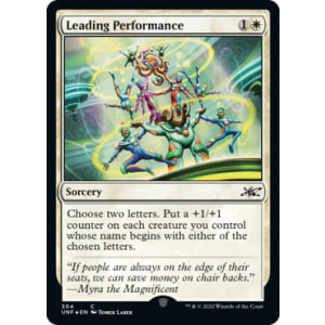 Leading Performance (Galaxy Foil)