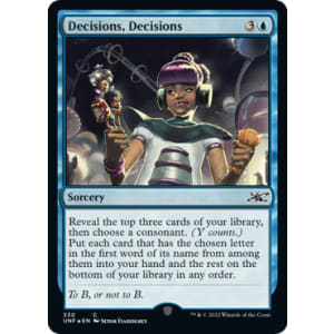 Decisions, Decisions (Galaxy Foil)