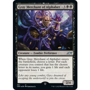 Gray Merchant of Alphabet (Galaxy Foil)