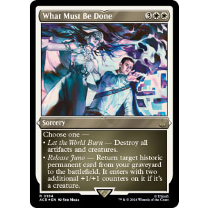 What Must Be Done (Foil-Etched)