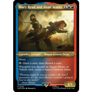 Mary Read and Anne Bonny (Foil-Etched)