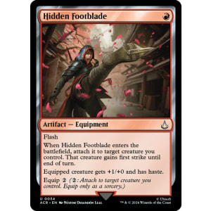 Hidden Footblade