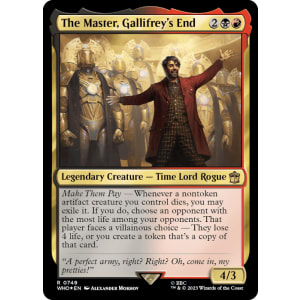 The Master, Gallifrey's End (Surge Foil)