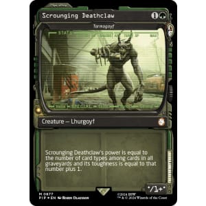 Scrounging Deathclaw (Tarmogoyf) [Surge Foil]