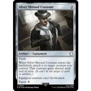 Silver Shroud Costume (Surge Foil)