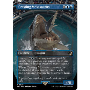 Cresting Mosasaurus (Emblem Variant)