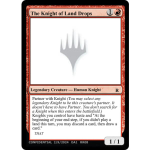 The Knight of Land Drops