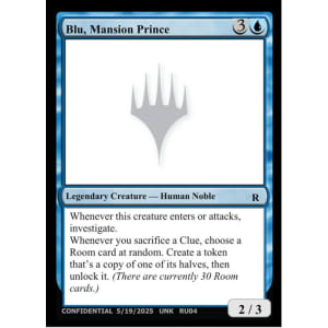Blu, Mansion Prince