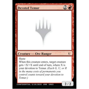 Devoted Temur