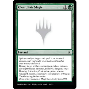 Clear, Fair Magic