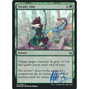 Steady Aim FOIL Signed by Ralph Horsley