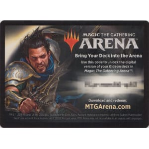 MTG Arena Code Card - Gideon Planeswalker Deck