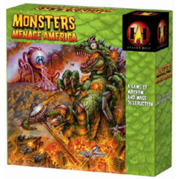 Monsters Menace America Board Game