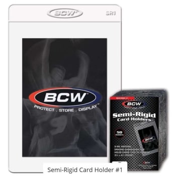 Card Holder: Semi-Rigid #1 Graded (50)