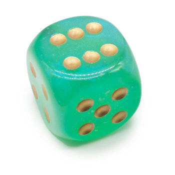 30MM D6: Borealis Luminary Light Green w/Gold