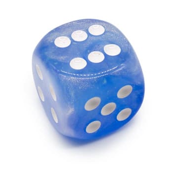 30MM D6: Borealis Luminary Sky Blue w/White