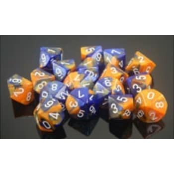 thumbnail image 2 of Chessex CHX26265 Clamshell Gemini Luminary D10 Dice Block, Pearl... 2 of 11