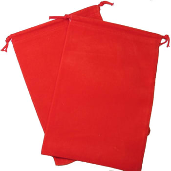 Large Red Dice Bag