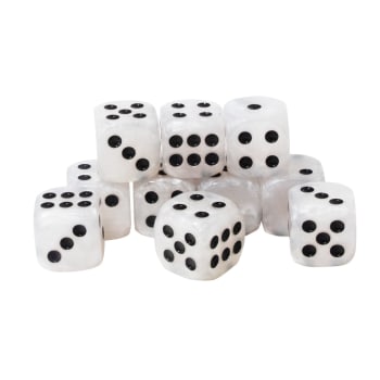 CoolStuffInc.com Essentials - 10x D6 (White)